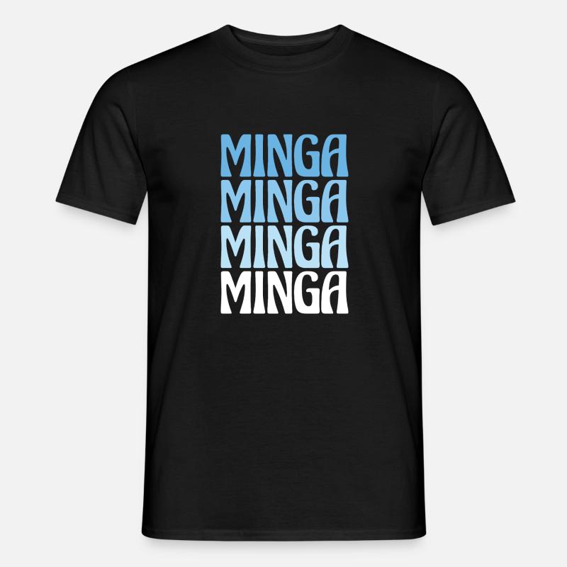 Minga Munich Dialecte Cadeau - T-shirt homme - noir