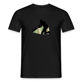 Cricketteam Pitcher - Männer T-Shirt - Schwarz - Vorne - AI Model Male 178 light (178cm)
