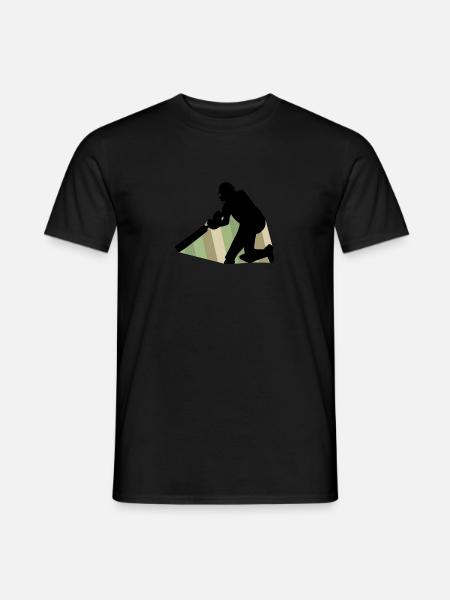 Cricketteam Pitcher - Männer T-Shirt - Schwarz
