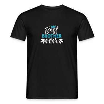 Best Bro Ever Bester Bruder Geschenkidee - Männer T-Shirt - Schwarz - Vorne - AI Model Male 178 light (178cm)