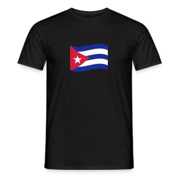 Kuba - Männer T-Shirt - Schwarz - Vorne - AI Model Male 178 light (178cm)