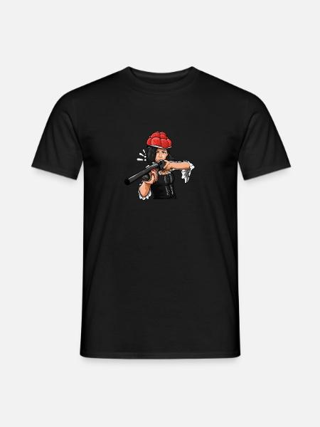 Bollenhut Geschenk für eine Schwarzwälderin - Männer T-Shirt - Schwarz