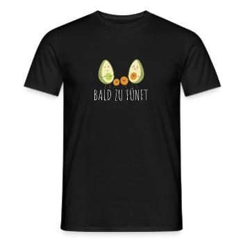 Schwanger Baby Mutter Schwangerschaft Verkündung - Männer T-Shirt - Schwarz - Vorne - AI Model Male 178 light (178cm)