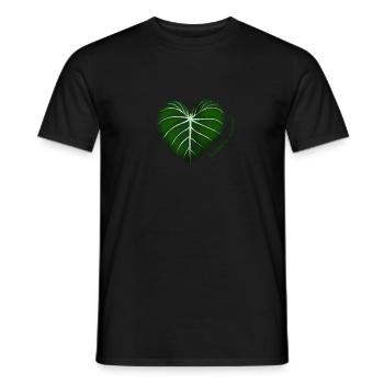 Philodendron Gloriosum - T-shirt homme - noir - Devant - AI Model Male 178 light (178cm)