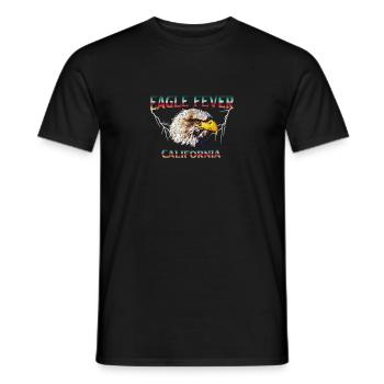 Eagle Fever - Men's T-Shirt - black - Front - AI Model Male 178 light (178cm)