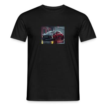Yaris GR Cyber punk - Männer T-Shirt - Schwarz - Vorne - AI Model Male 178 light (178cm)