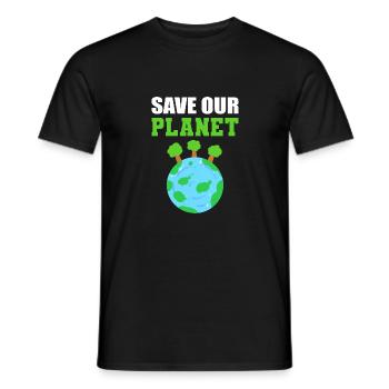 Sauvez notre planète Poison écologiste - T-shirt homme - noir - Devant - AI Model Male 178 light (178cm)
