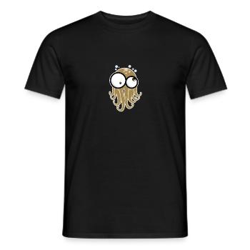 Octopus Gloo-Gloo - Men's T-Shirt - black - Front - AI Model Male 178 light (178cm)