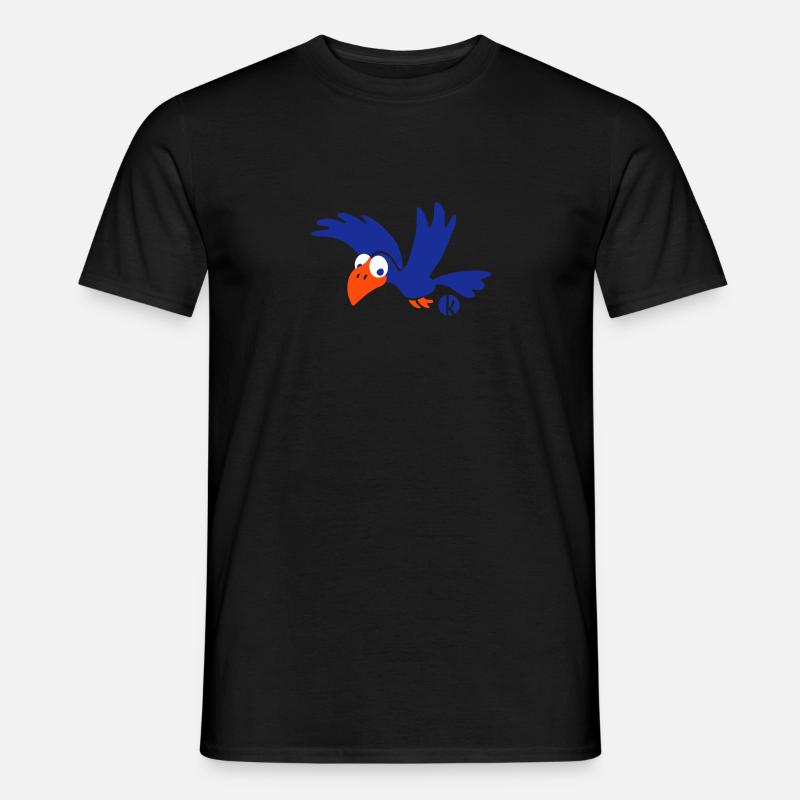 Rabe (c) - Krähe - Männer T-Shirt - Schwarz