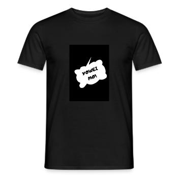 Yowei ! Du bist schwach. - Männer T-Shirt - Schwarz - Vorne - AI Model Male 178 light (178cm)