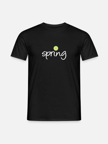 Spring - Männer T-Shirt - Schwarz