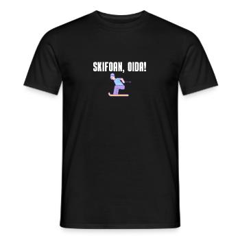 Skifoan, Oida - Männer T-Shirt - Schwarz - Vorne - AI Model Male 178 light (178cm)