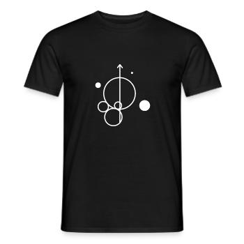 Physik Stringtheorie - Männer T-Shirt - Schwarz - Vorne - AI Model Male 178 light (178cm)