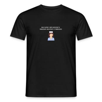Krankenschwester Geschenkidee Heldin Arbeit Beruf - Männer T-Shirt - Schwarz - Vorne - AI Model Male 178 light (178cm)