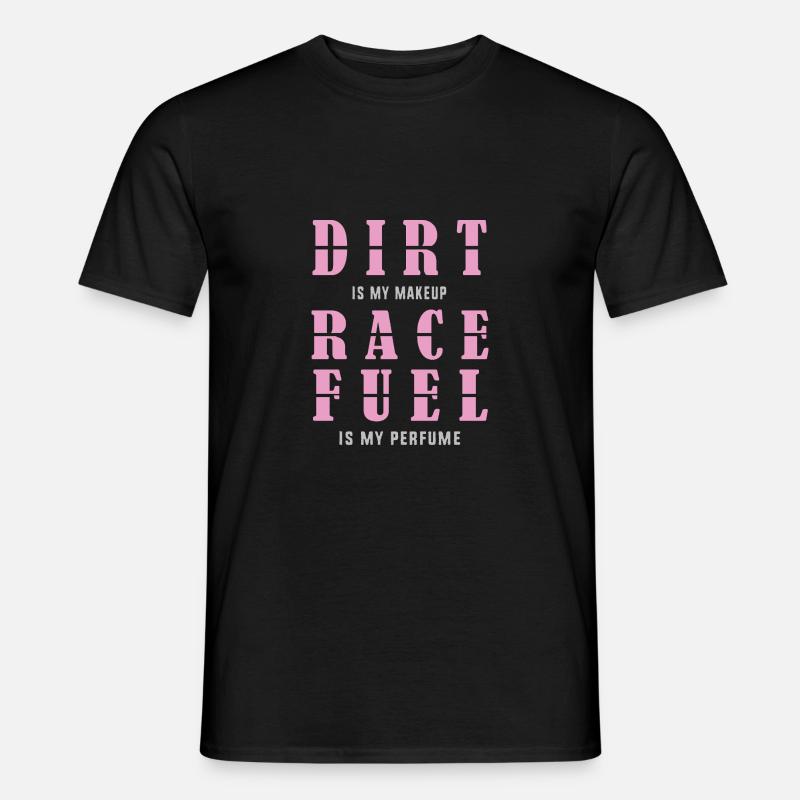 Dirt Track Racing - Männer T-Shirt - Schwarz
