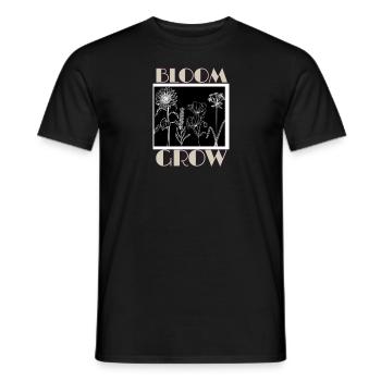 Plantes ,Flore Pfa - T-shirt homme - noir - Devant - AI Model Male 178 light (178cm)