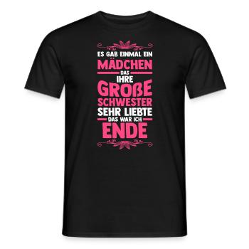 Geschwister Schwestern Schwester - Männer T-Shirt - Schwarz - Vorne - AI Model Male 178 light (178cm)
