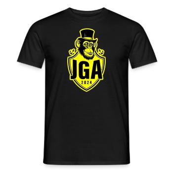 Junggesellen Abschied 2024 Affe Bräutigam Jga - Männer T-Shirt - Schwarz - Vorne - AI Model Male 178 light (178cm)