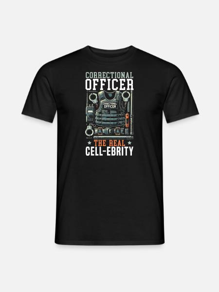 Haftgesetz Für Justizvollzugsbeamte - Männer T-Shirt - Schwarz
