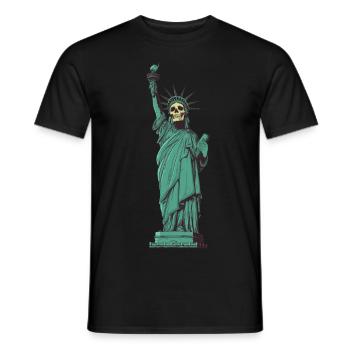 Lady Skullerty - Men's T-Shirt - black - Front - AI Model Male 178 light (178cm)
