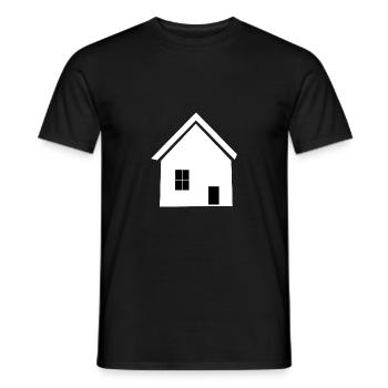Bauherren Architekt Eigenheim Häuser Immobilie - Männer T-Shirt - Schwarz - Vorne - AI Model Male 178 light (178cm)