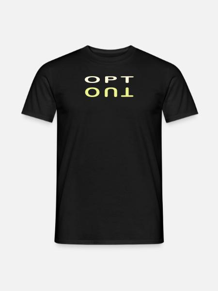 Opt out of the rat race - Men's T-Shirt - black
