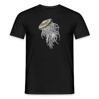 Jellyfish Lady - Männer T-Shirt - Schwarz - Vorne - AI Model Male 178 light (178cm)