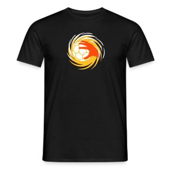 Handball strudel main - T-shirt homme - noir - Devant - AI Model Male 178 light (178cm)