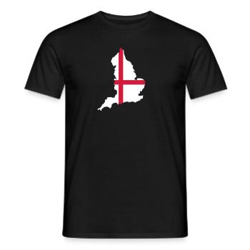 England - Männer T-Shirt - Schwarz - Vorne - AI Model Male 178 light (178cm)