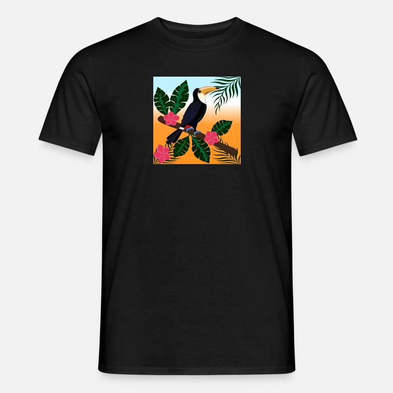 tropical paradise - Men’s T-shirt - black