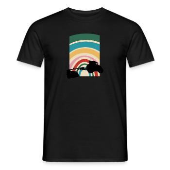 Farmer Ranch Farmer - Men's T-Shirt - black - Front - AI Model Male 178 light (178cm)