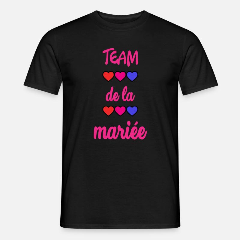 EVJF. MARIEE. TEAM. TEAM MARIEE. FUTURE MARIEE - T-shirt homme - noir