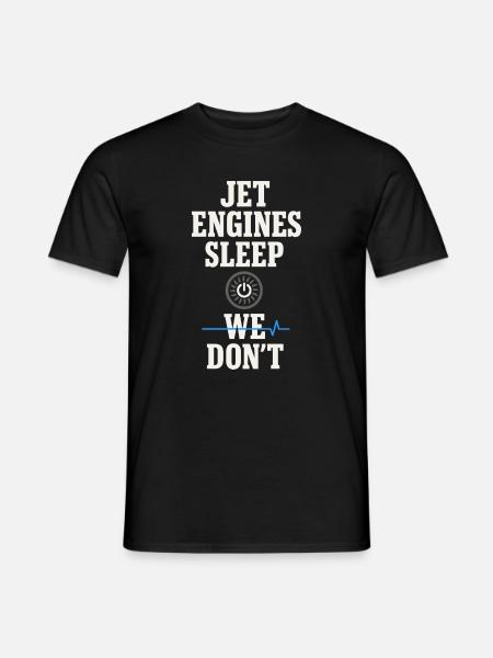 Nachtschichtrampe Des Bodenpersonals Am - Männer T-Shirt - Schwarz