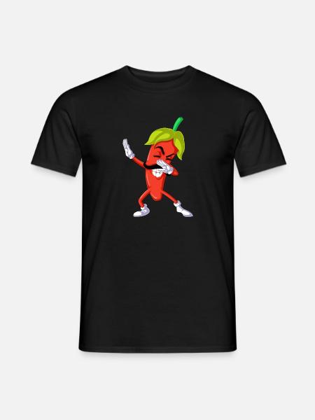 pepper dabbing - Men's T-Shirt - black