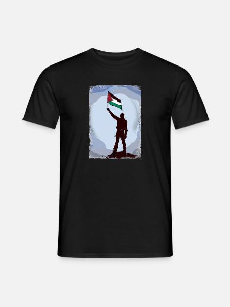 Palestine Drapeau Vies Comptent P10 - T-shirt homme - noir