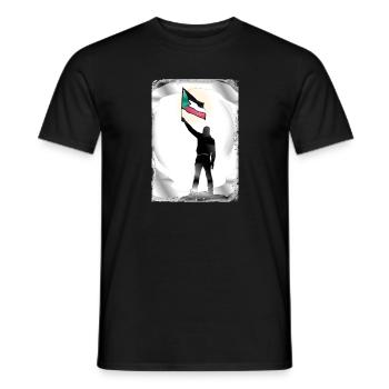 Palästina-Flagge Lives Matter P9 - Männer T-Shirt - Schwarz - Vorne - AI Model Male 178 light (178cm)