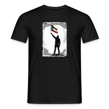 Palästina-Flagge Lives Matter P8 - Männer T-Shirt - Schwarz - Vorne - AI Model Male 178 light (178cm)