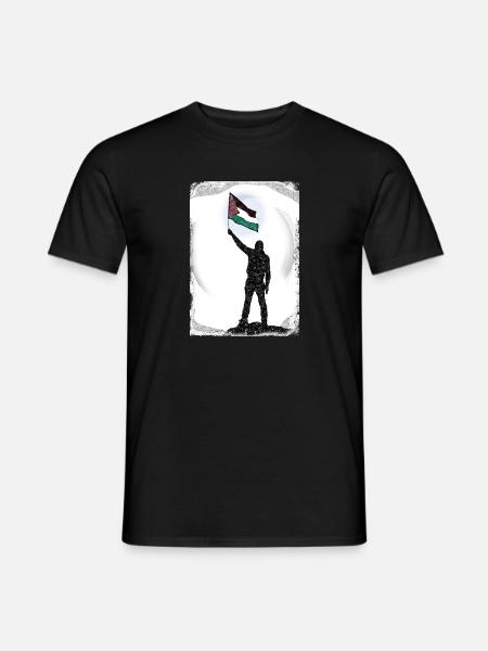 Palestine Drapeau Vies Comptent P11 - T-shirt homme - noir