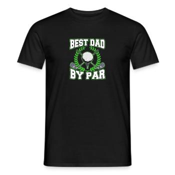 Meilleur père par Golfing Père Golfeur Papa - T-shirt homme - noir - Devant - AI Model Male 178 light (178cm)