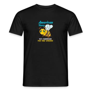 American Honey Pure Unfiltered - Männer T-Shirt - Schwarz - Vorne - AI Model Male 178 light (178cm)