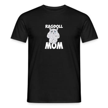 Ragdoll Mom - Männer T-Shirt - Schwarz - Vorne - AI Model Male 178 light (178cm)
