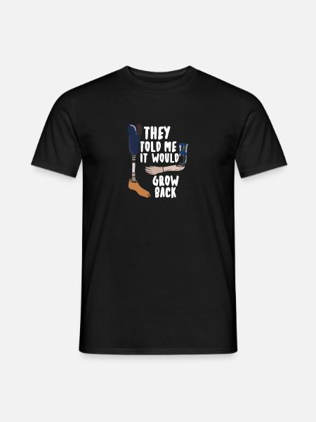 It Would Grow Back - Männer T-Shirt - Schwarz