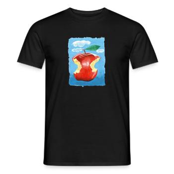 Adam et Eve Apple - T-shirt homme - noir - Devant - AI Model Male 178 light (178cm)