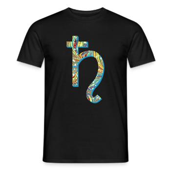 saturne e 201 - T-shirt homme - noir - Devant - AI Model Male 178 light (178cm)