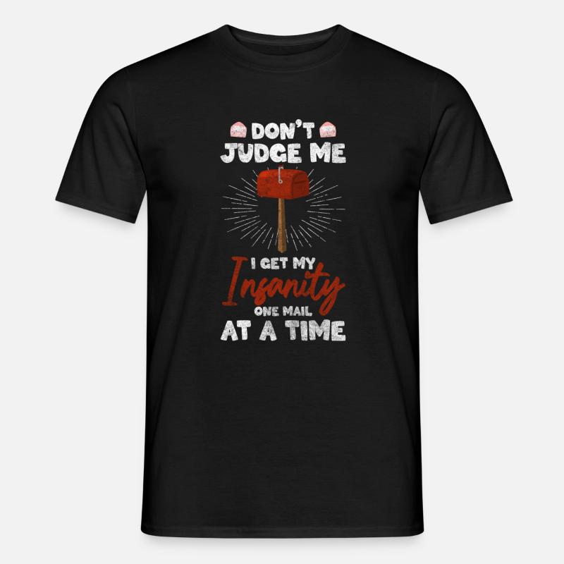 Post Paket Briefbote Express - Männer T-Shirt - Schwarz