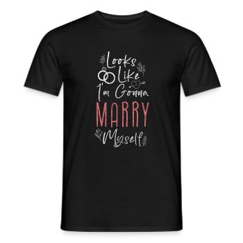 Alleinerziehend - Männer T-Shirt - Schwarz - Vorne - AI Model Male 178 light (178cm)