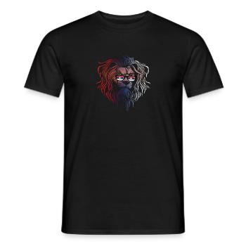 Serbia - Men's T-Shirt - black - Front - AI Model Male 178 light (178cm)