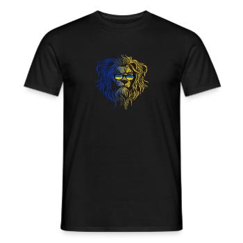 Ukraine - Männer T-Shirt - Schwarz - Vorne - AI Model Male 178 light (178cm)