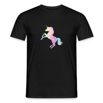 Licorne - T-shirt homme - noir - Devant - AI Model Male 178 light (178cm)
