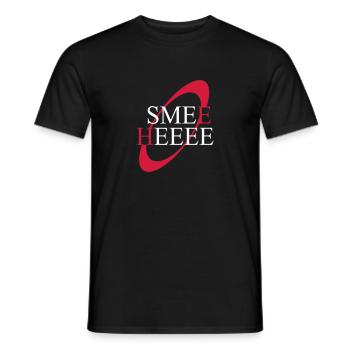 Smee Heee Kryten Red Dwarf quote - Men's T-Shirt - black - Front - AI Model Male 178 light (178cm)